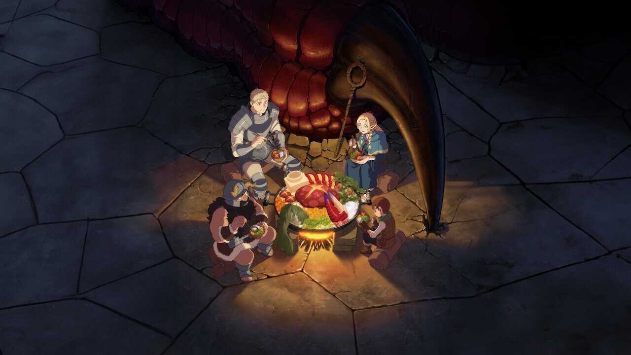 IR - Delicious in Dungeon (2024) (JP) غذای دخمه 4